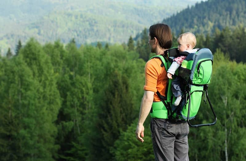 Mochila trekking porta niños sale